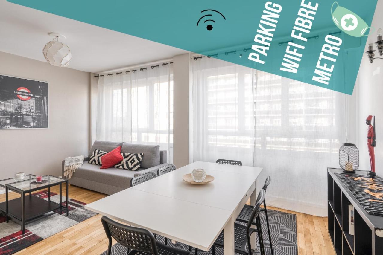 Superbe Apart 2 Rooms Lumineaux Parking Casa Lyon Exterior foto